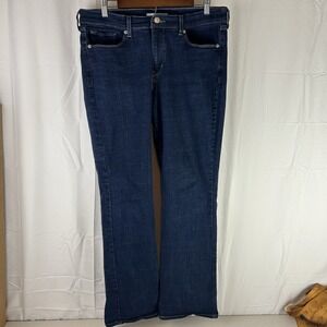 Levi's Women's Classic Bootcut Jeans Relaxed Size 14 Blue Stretch Denim 36x32‎